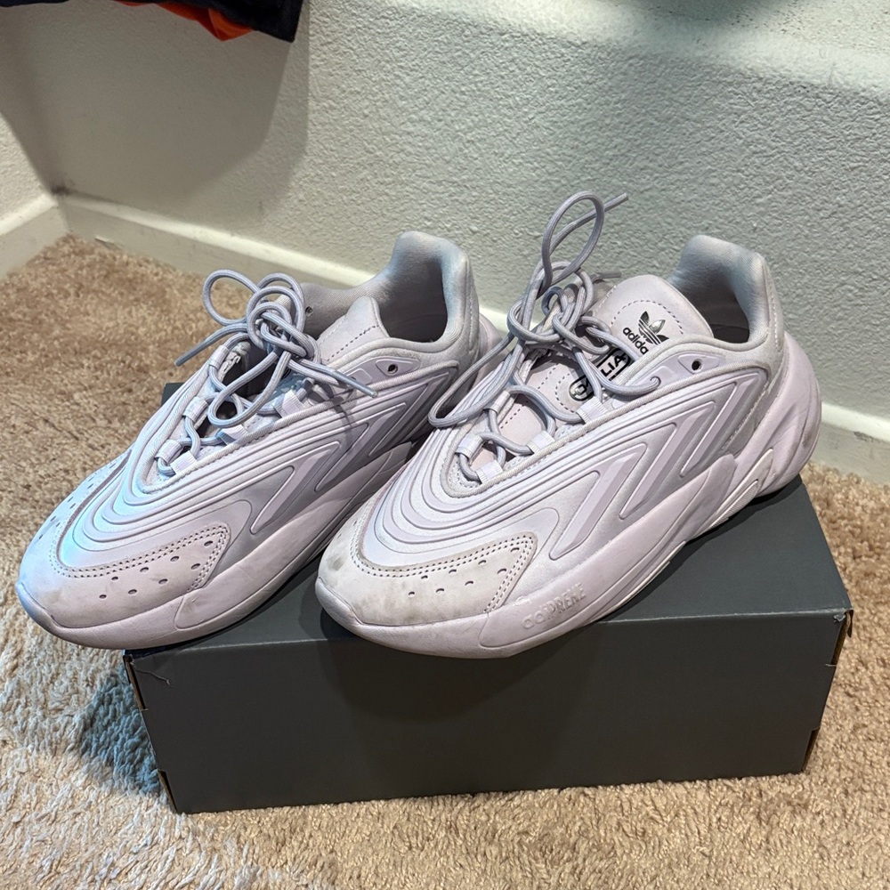 Adidas Lilac Athletic Shoes